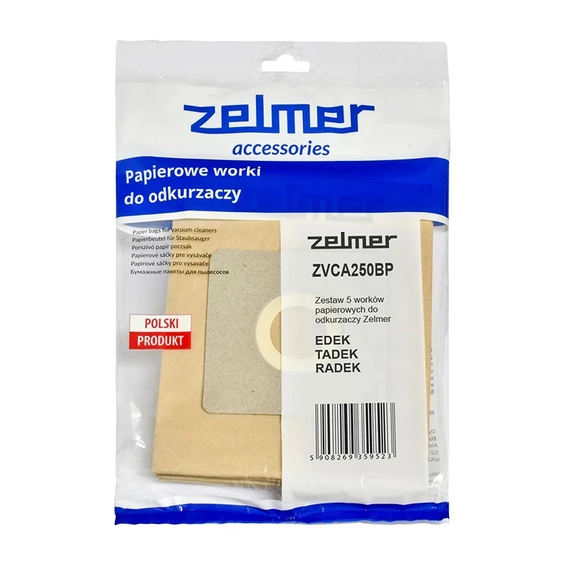 5 Saci ZVCA250BP pentru aspiratoare Edek / Tadek / Radek