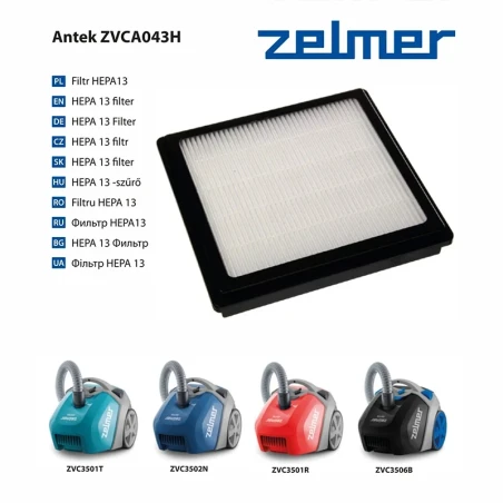 HEPA filtr 13 ZVCA043H pro vysavače Antek
